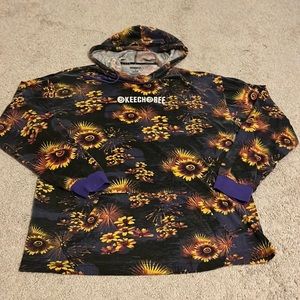 Insomniac Unisex Hooded‎ Long Sleeve Shirt Size LARGE
